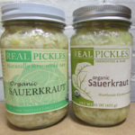 Side by side comparison of the old Real Pickles Label an the new label