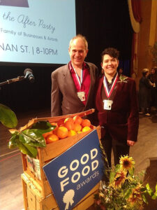 Greg and Annie at Good Food Awards